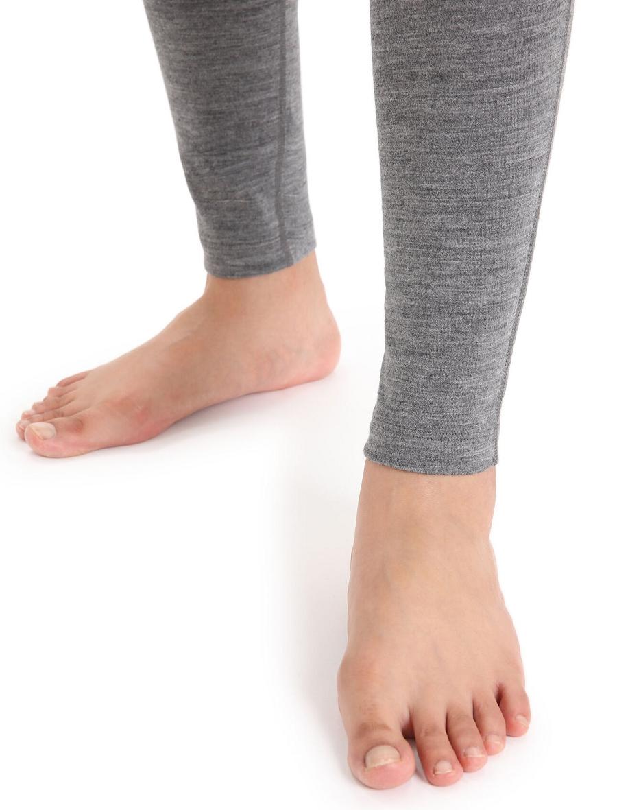 Base Layers Icebreaker Merino 200 Oasis Thermal Leggings Damskie Szare | PL 1029QMAZ